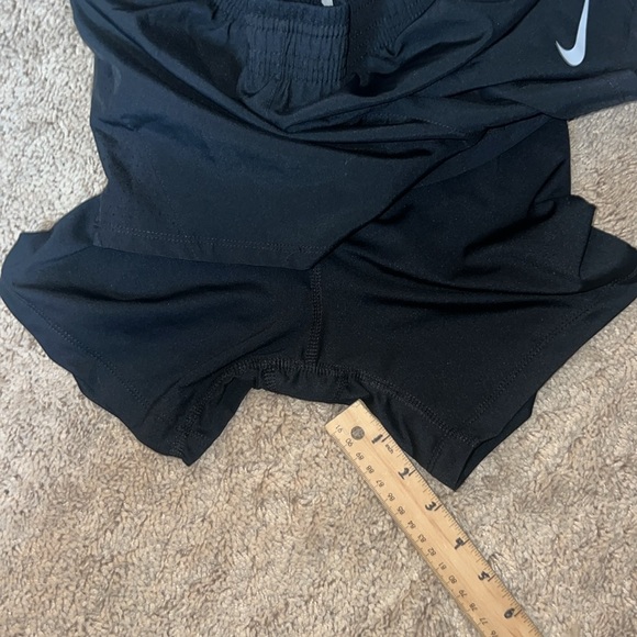 Nike Running Shorts Black with Built In Biker Shorts Size Small - Picture 8 of 9